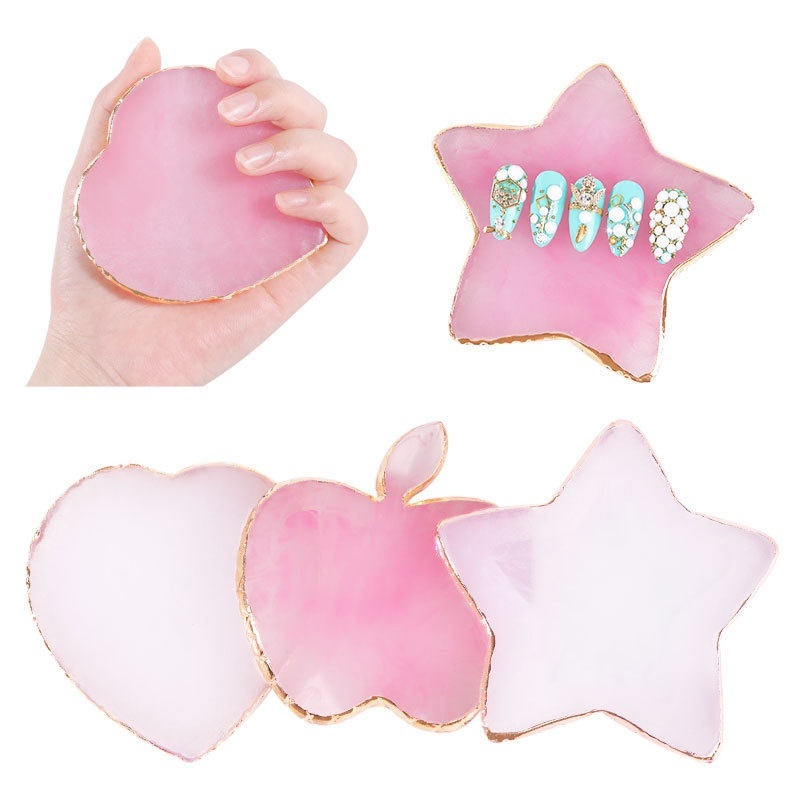 Nail Art Quotes - Paleta de pedra de ágata de