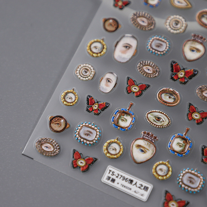 1 pçs 5d em relevo halloween o - Nail Art Zelda avaliação e preço