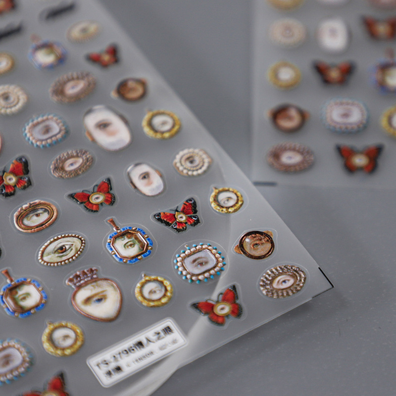 1 pçs 5d em relevo halloween o - Nail Art Zelda avaliação e preço