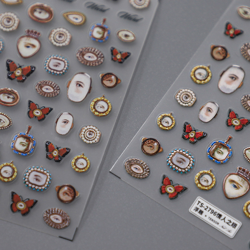 1 pçs 5d em relevo halloween o - Nail Art Zelda avaliação e preço