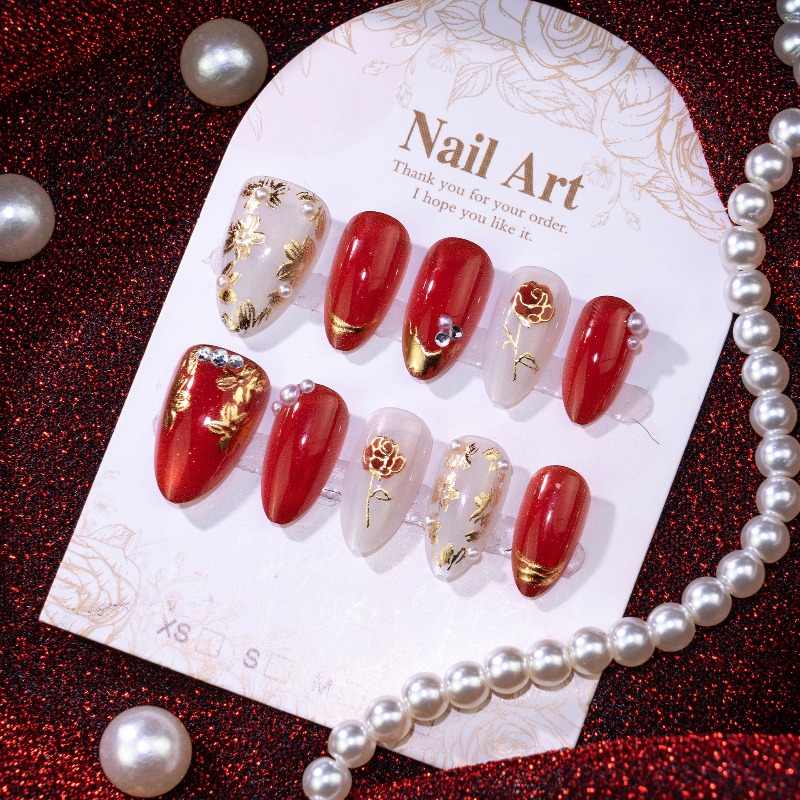 24 Unidades de Unhas Postiças  - Nail Art Cat Eye Simple avaliação e preço