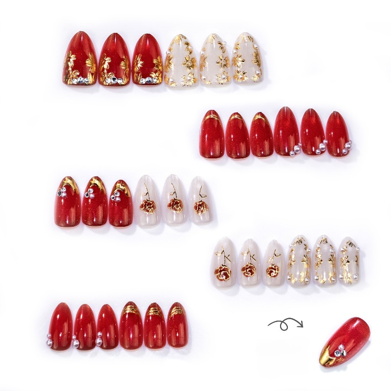 24 Unidades de Unhas Postiças  - Nail Art Cat Eye Simple avaliação e preço