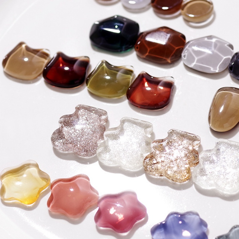 40 pçs de vidro transparente e - Nail Art Quotes avaliação e preço