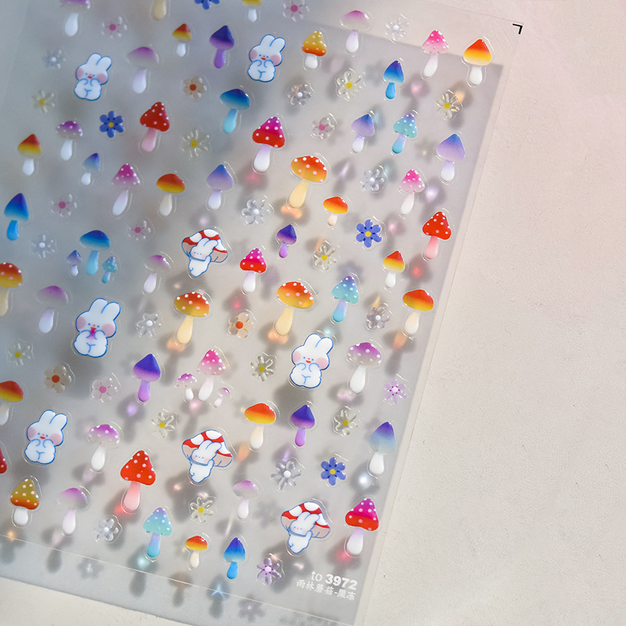 1 pçs 5d kawaii adesivos de un - Nail Art Zelda avaliação e preço