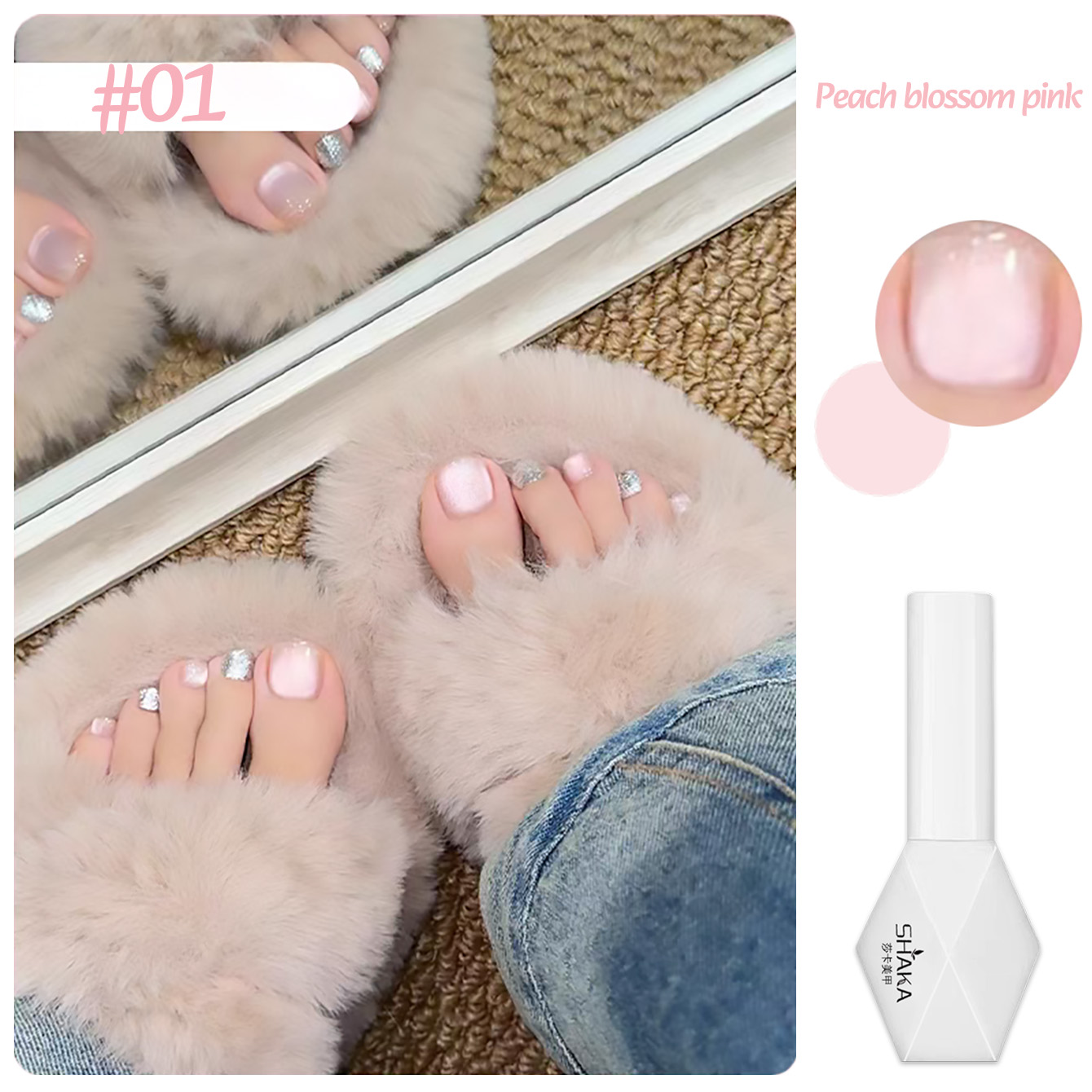 SHAKA 1 unidade Esmalte em Gel - Nail Art Cat Eye Simple avaliação e preço