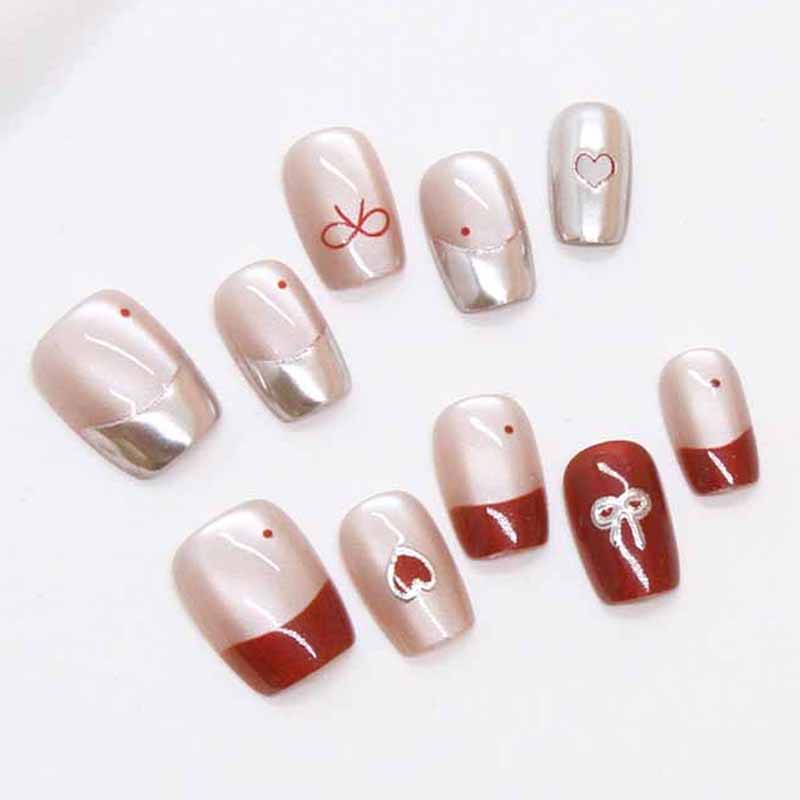 10 pçs feminino artesanal impr - Nail Art Cat Eye Simple avaliação e preço