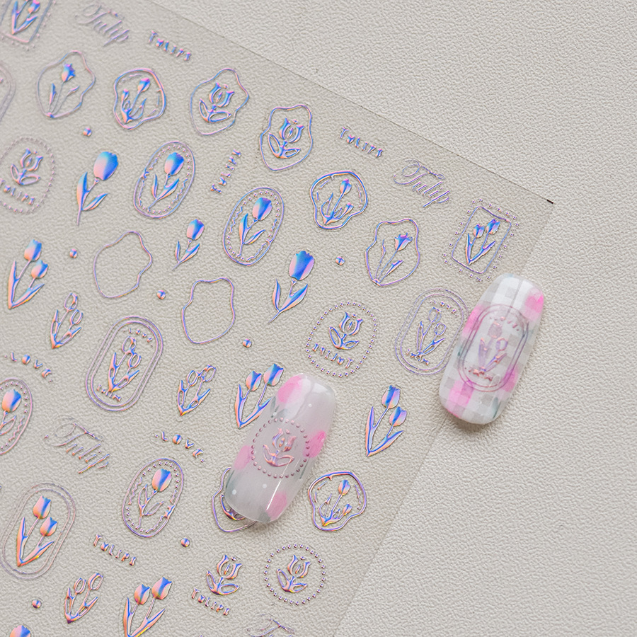 Luxo 5d floral arte do prego a - Nail Art Zelda avaliação e preço