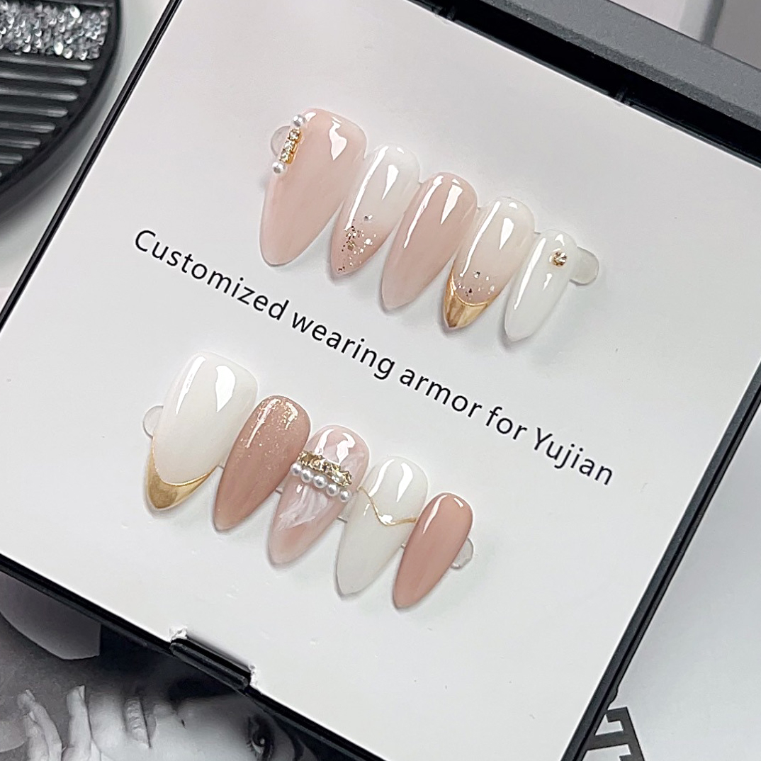 10 Peças de Unhas Postiças Art - Nail Art Cat Eye Simple avaliação e preço